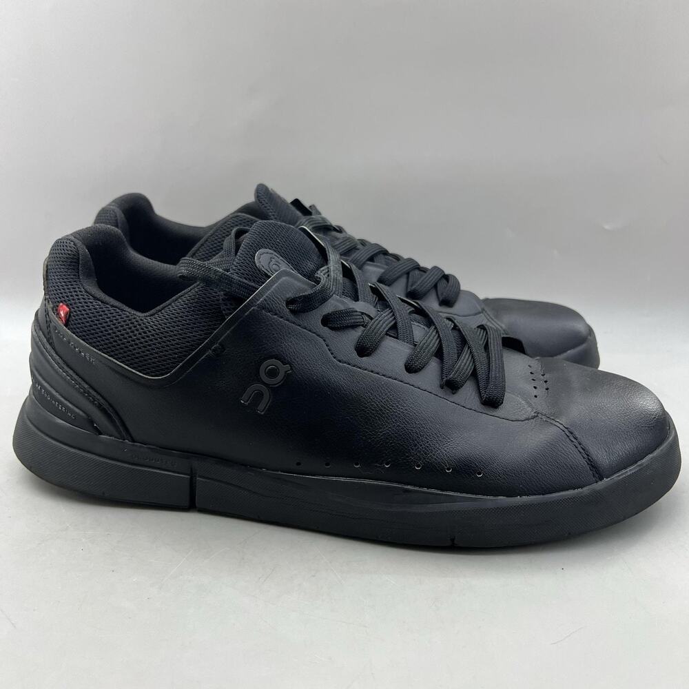 On Cloud The Roger Advantage Tennis Shoes Men Size 13 Black Comfort Low Sneakers